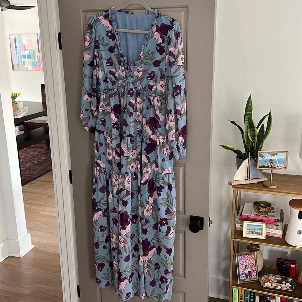 Floral maxi dress